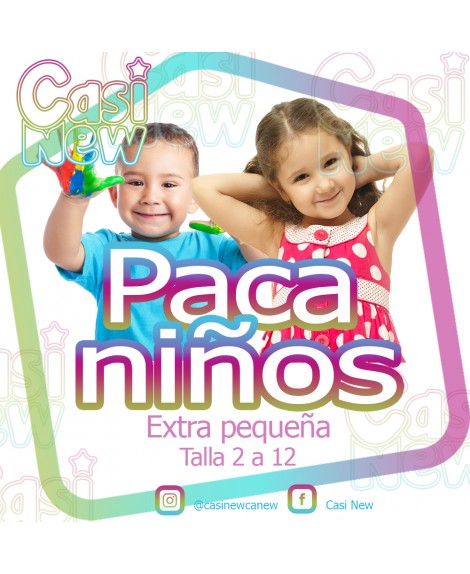 Paca de niños Extra pequeña