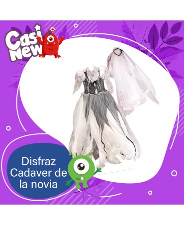 Disfraz del Cadaver de la novia